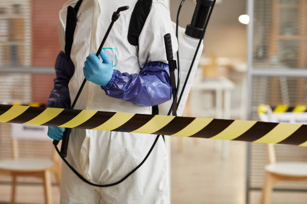 Professional Biohazard Cleanup technician working in Chelan Falls, WA